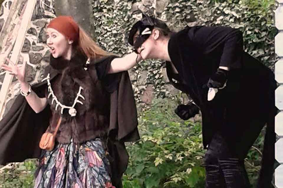 Andrea Mackenzie and Amy Conway in Baba Yaga